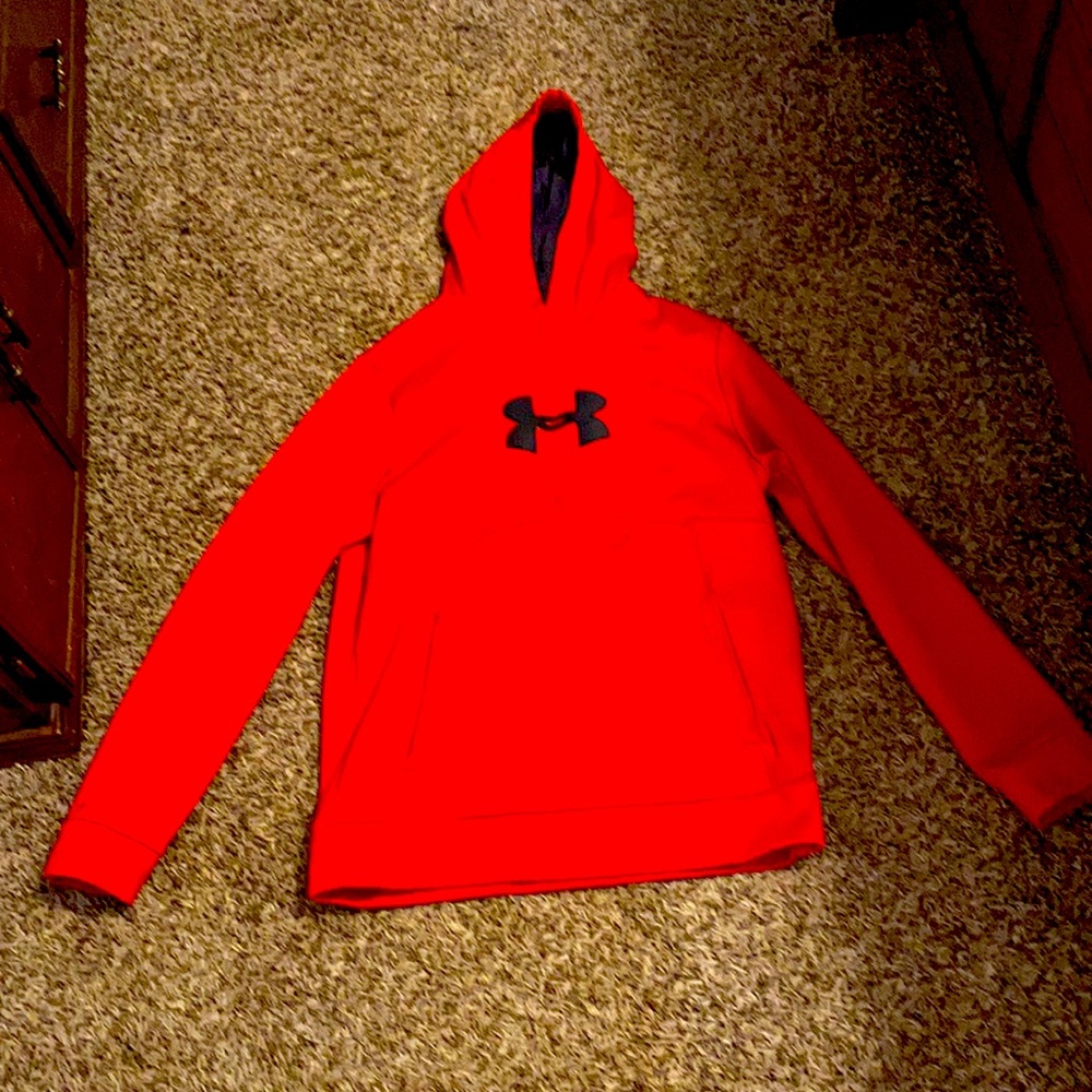 Red under armor sweatshirt